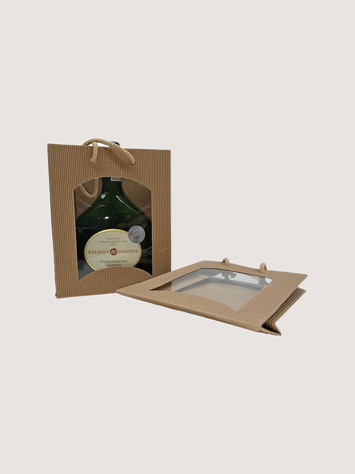 1er Tragetasche Bocksbeutel - Geschenktüte