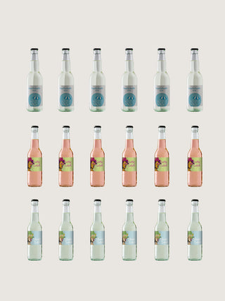 Sommer-Vorrat – 18 Weinschorlen im Sommerpaket (versandkostenfrei + inkl. 1 Flasche gratis)